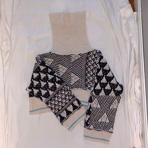 Free people cropped mock neck sweater